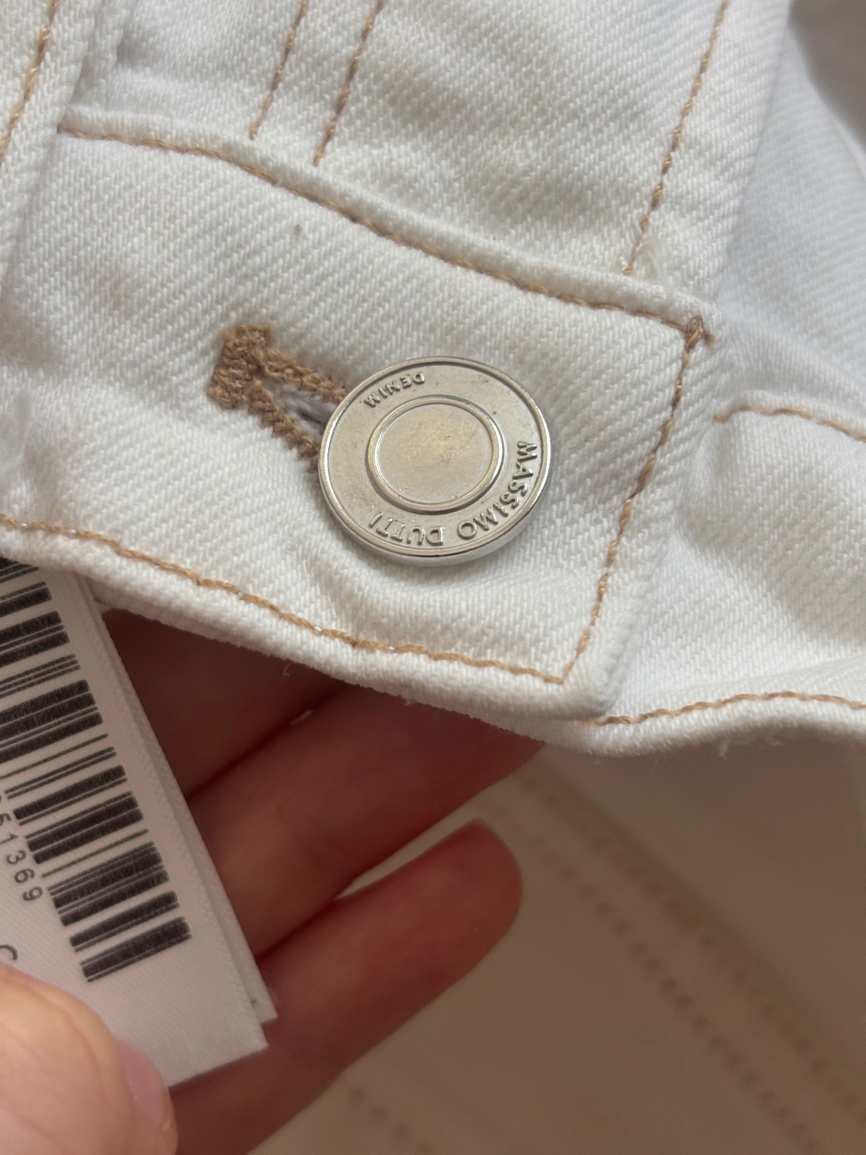 Бели дънки Massimo Dutti