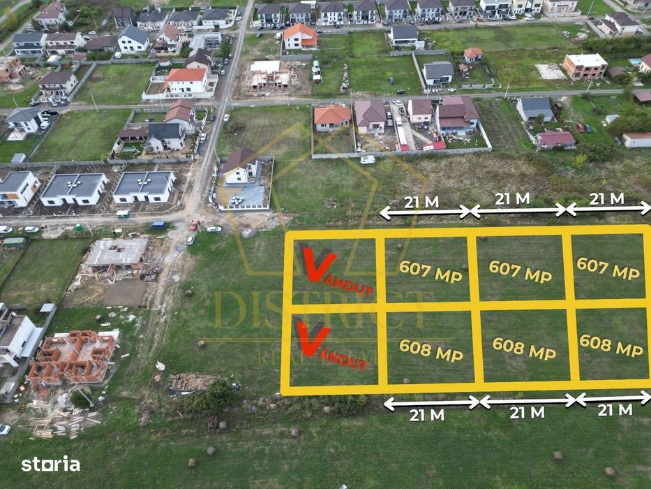 Parcele de teren cu suprafete de 600mp | Kaufland | Mosnita Noua