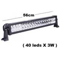 LED bar Прав Лед бар 56 см, 21 инча, 12V/24V, 40 LED x 3W камиони