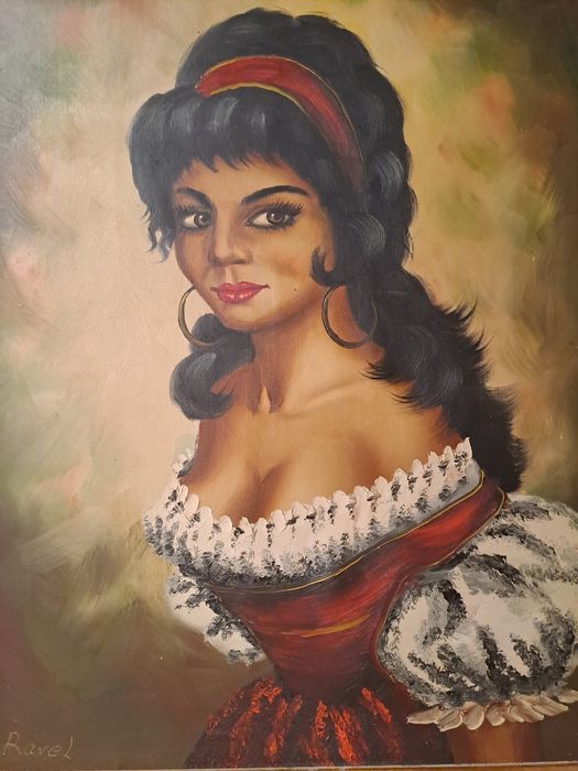 Tablou portret pictură pânză