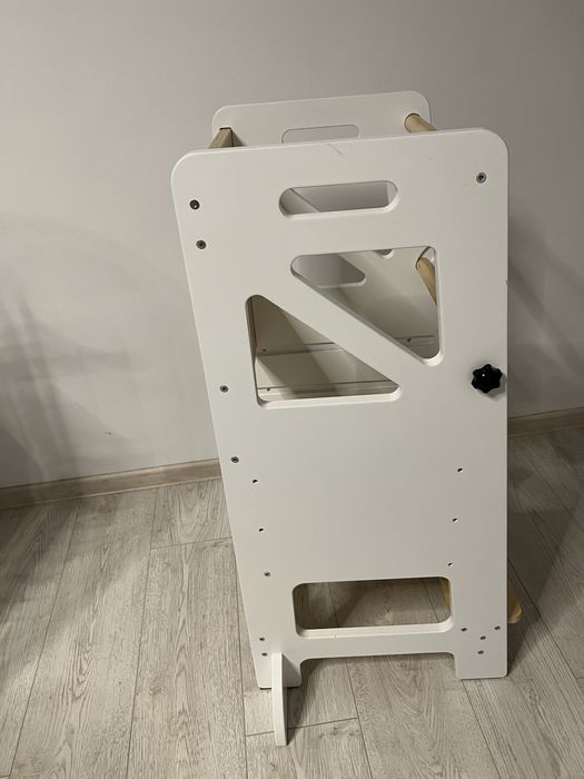 Turn de invatare Montessori alb reglabil