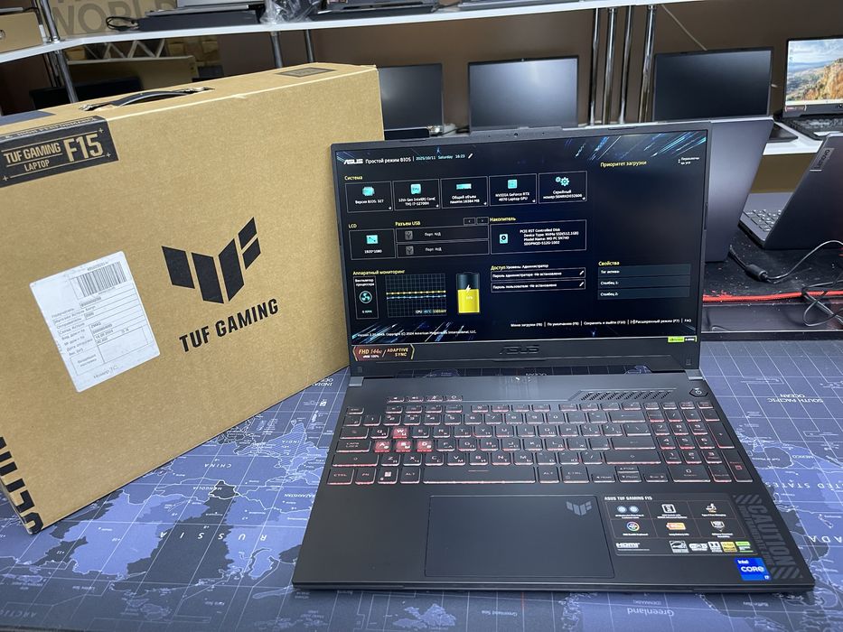 Игровой Asus TUF Gaming F15 - Core i7-12700H/16Gb/512Gb/RTX4070