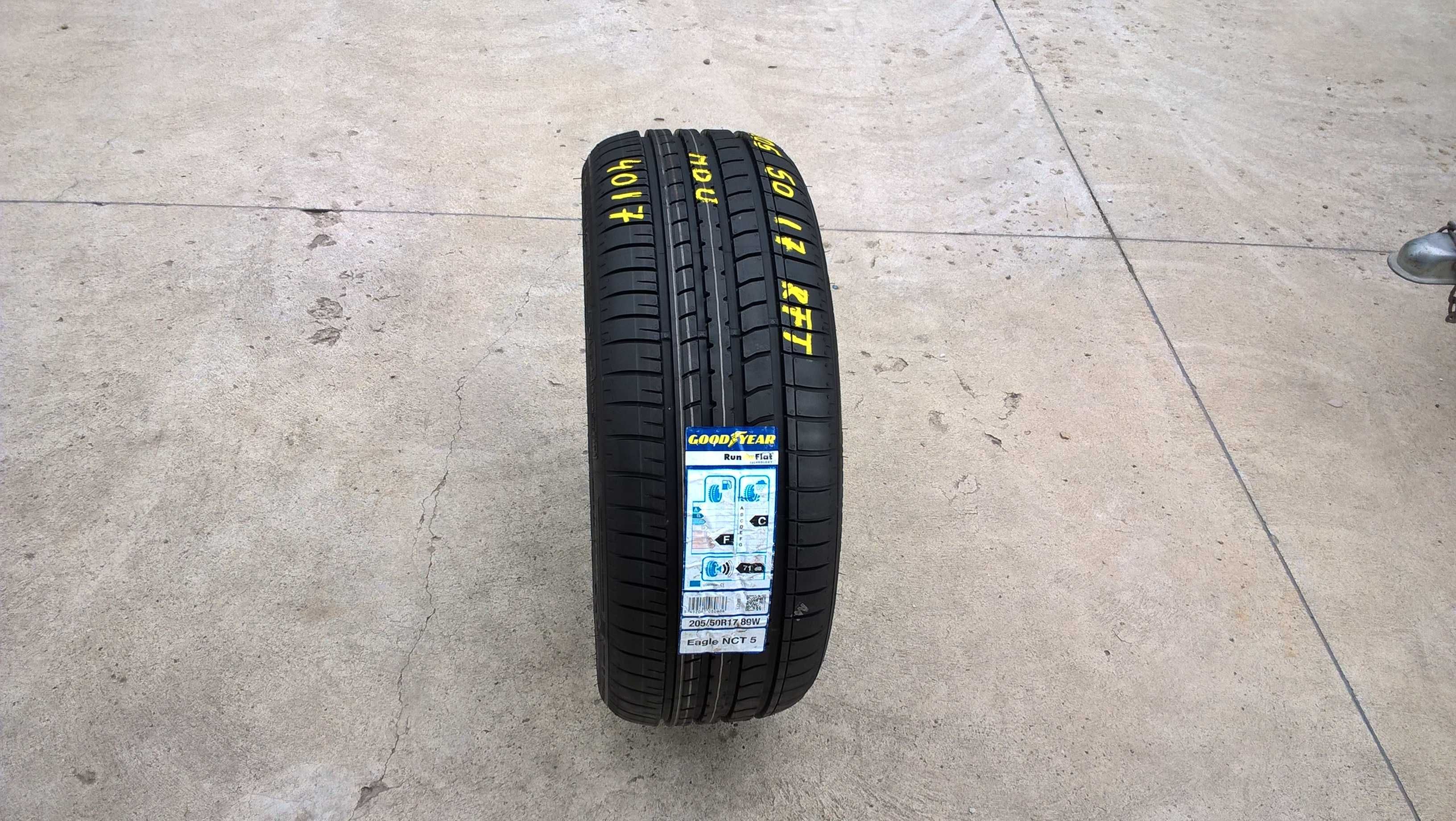 O anvelopa noua de vara 205 50 17 goodyear eagle NCT5 run flat