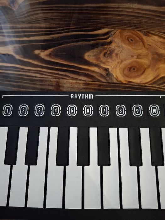 Hand roll piano.