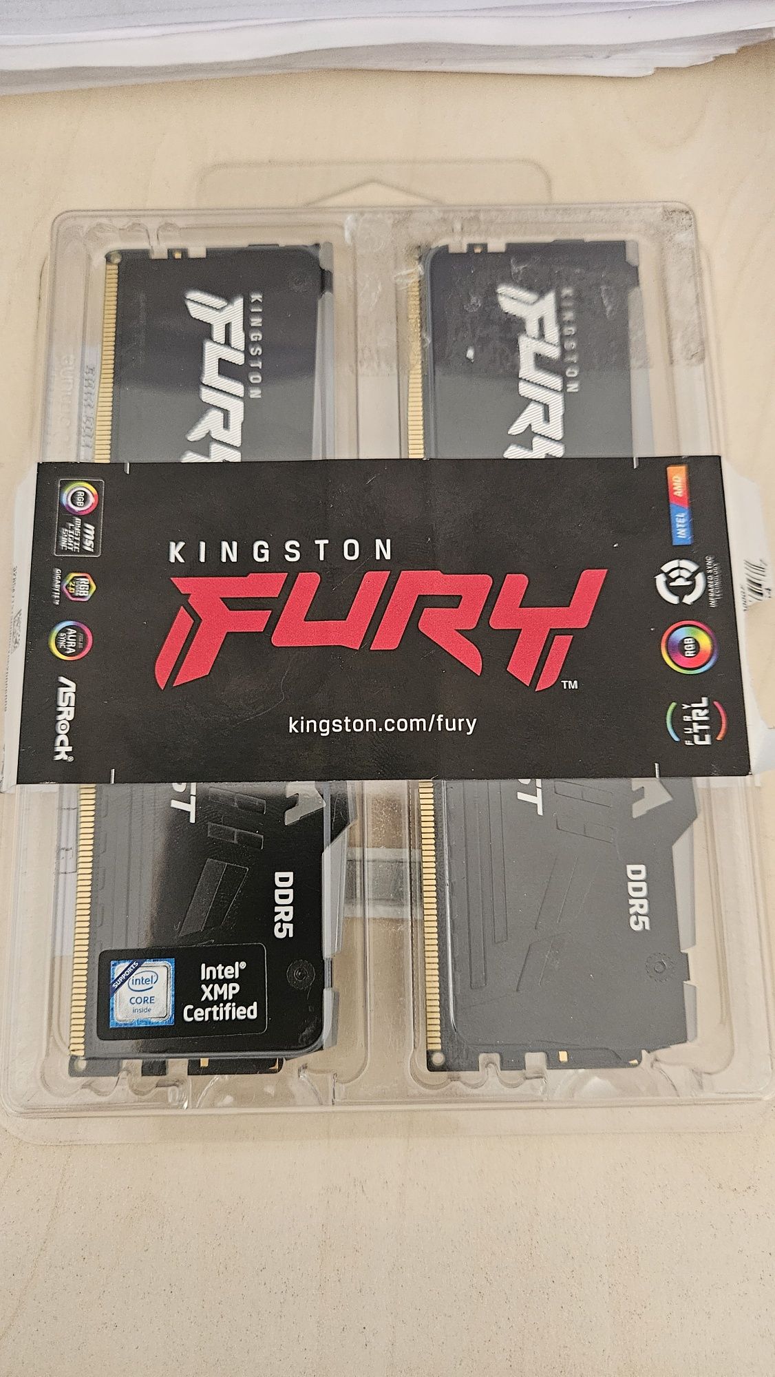 Оперативная память DDR-5 DIMM 32 GB 6000 MHz Kingston