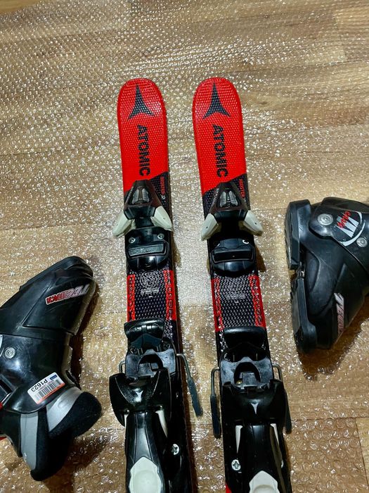 Schiuri copii 70 cm atomic cu clăpari set