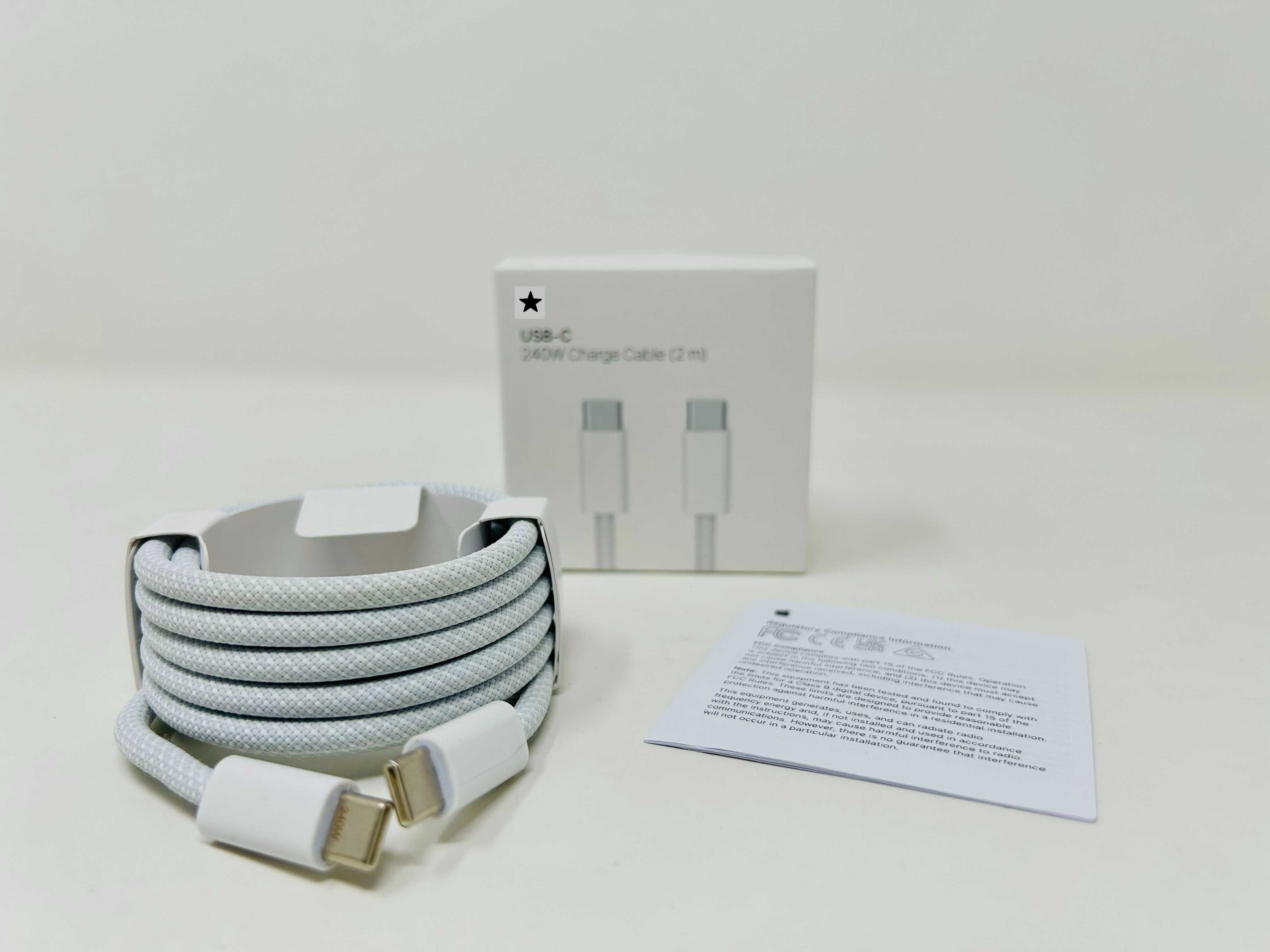 Оригинален Кабел Зарядно за Apple iPhone iPad Usb C to Usb C 240W.