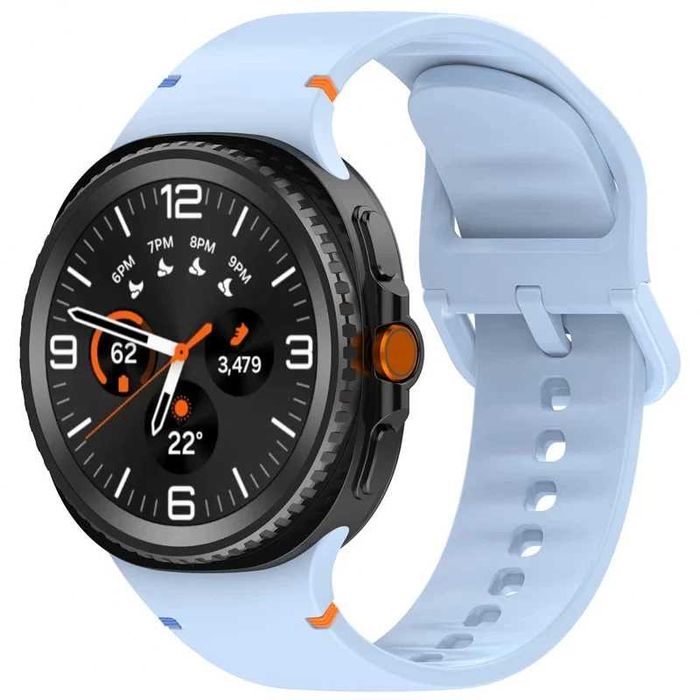 X44 Силиконова каишка верижка Samsung Galaxy Watch 8 40 44 Classic 46