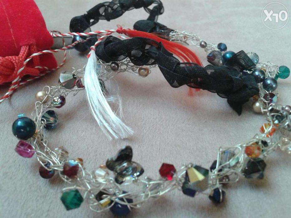 Colier multicolor ocazie argint 925 Swarovski