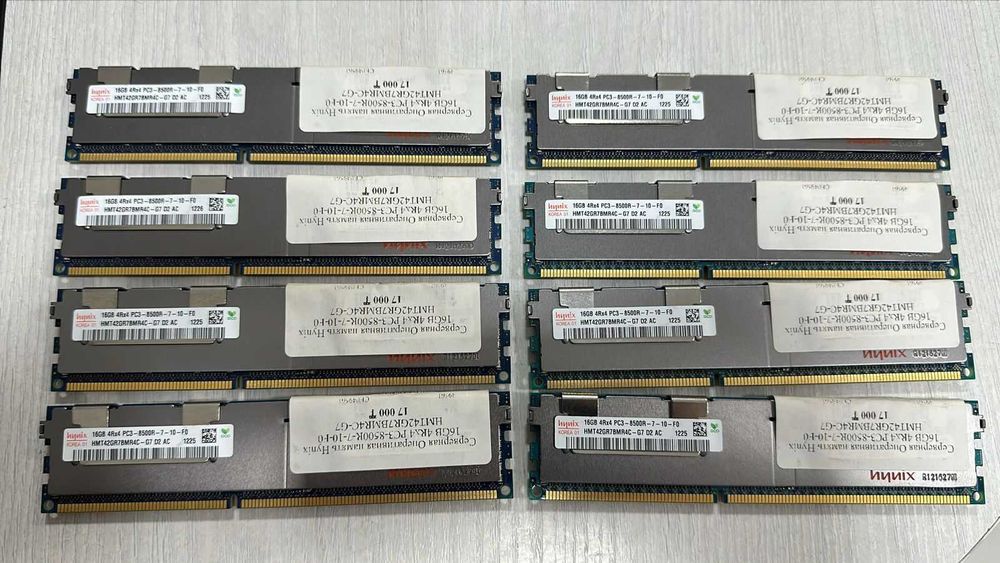 Серверная оперативная память Hynix DDR3 16GB в количестве с гарантией!