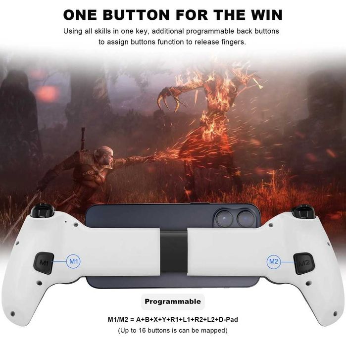 Controler de telefon pentru iPhone/iPad/Android/PC, controler de joc