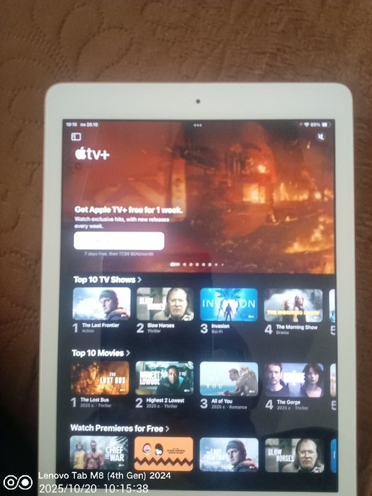 iPad 6,WIFI32GB,бял,много запазен ,без забележки,2021 г.