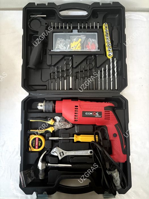 Бепул доставка ударный дрель + набор ключ набор перфодрель СОКОЛ новый