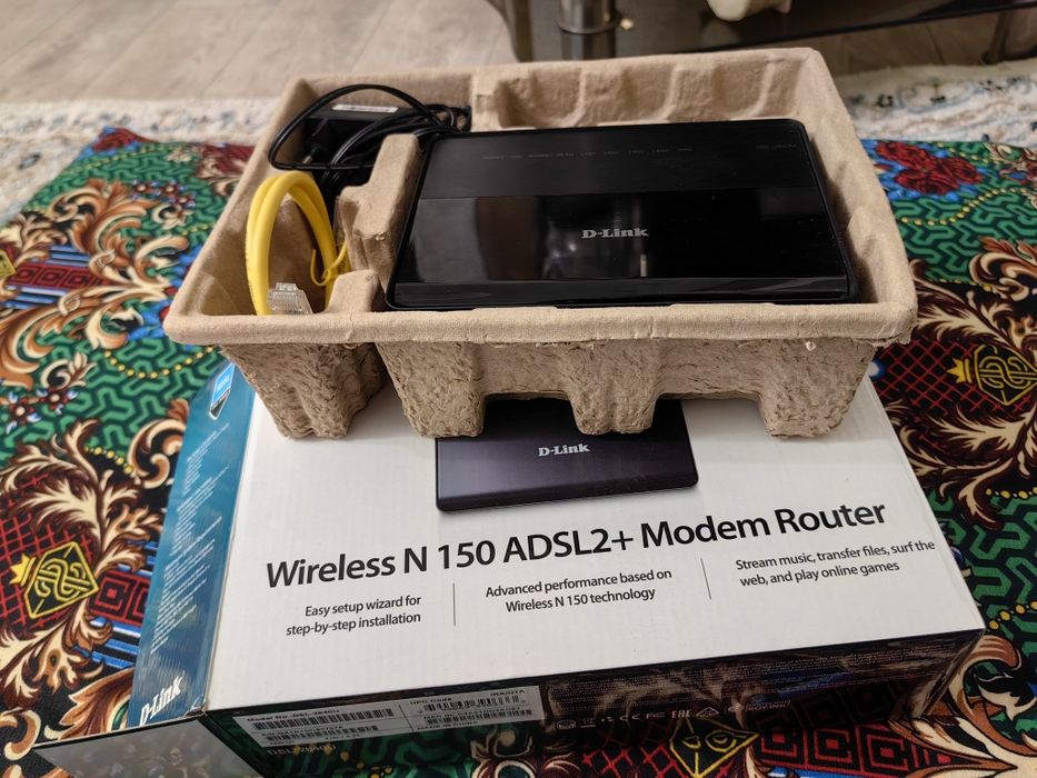 Продам ADSL2+ Modem Router, модель DSL-2640U.