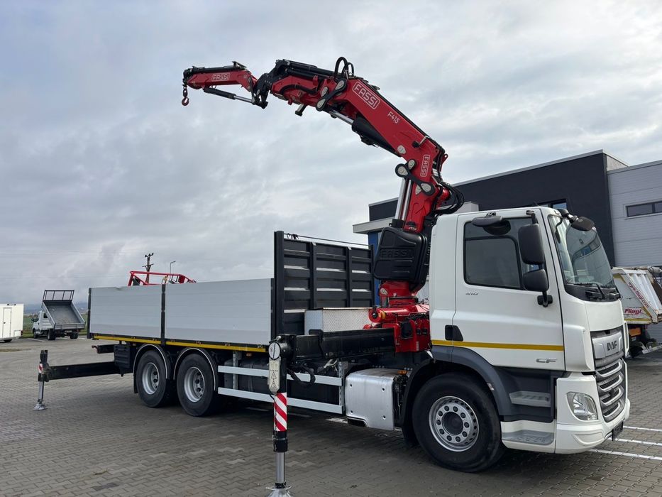 DAF CF 410, Macara Fassi 13.5 tone, an 2019, 17000 km, 260 ore de lucru Primul proprietar