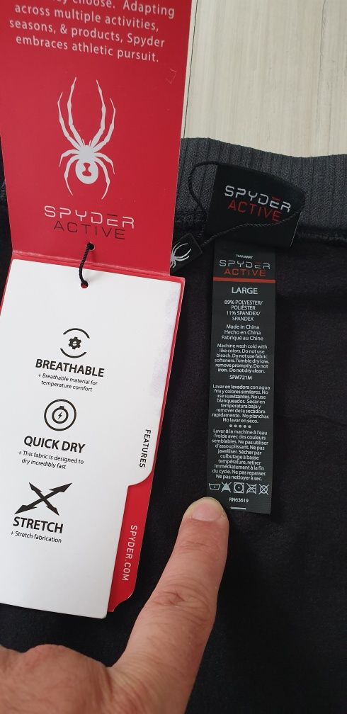 SPYDER PRO Therma Mens Size L НОВО! ОРИГИНАЛ! Мъжки Термо Клин!