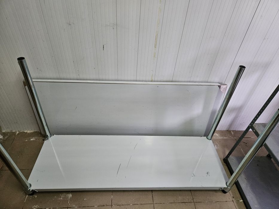 Masa inox de lucru cu polita, 1600x600x850 mm, noua ,cu folie.
