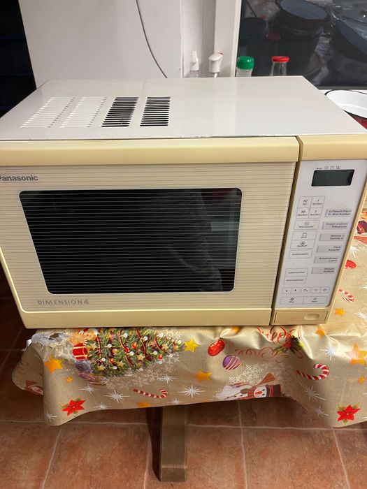 Cuptor cu microunde profesional de inox cu grill marca PANASONIC !