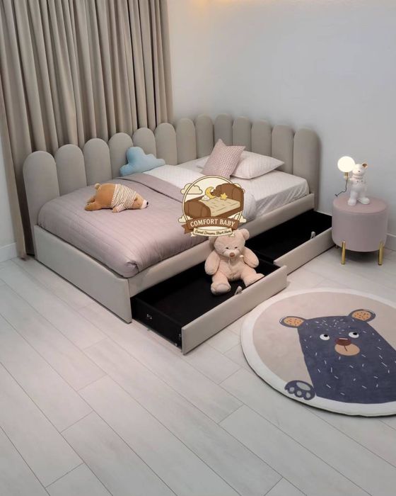 Деткая мягкая кровать