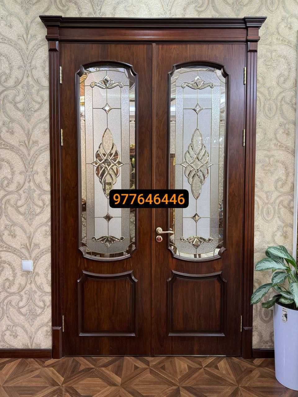 Akfa Mdf eshiklar uchun gulli oyna
