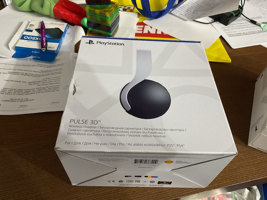 Casti Sony Pulse 3D Ps5 ca noi Playstation5