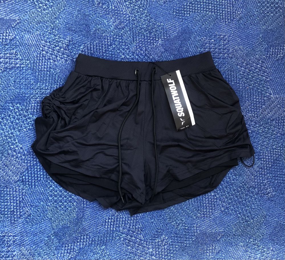 SQUATWOLF Flux 2-in-1 Shorts ОРИГИНАЛНИ дамски къси панталони - XS