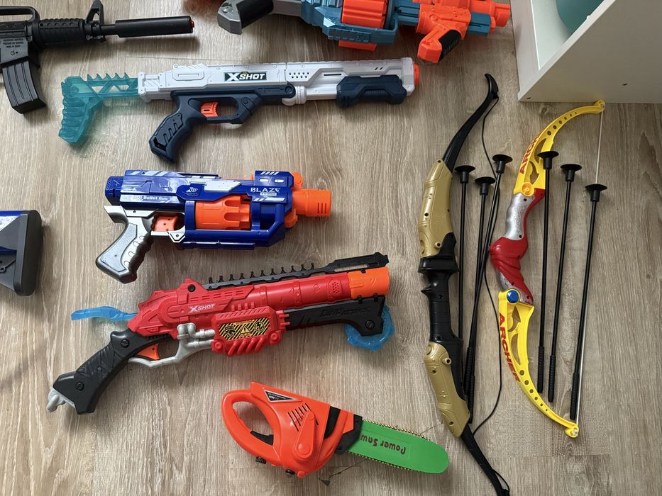 Lot de pusti originale Nerf, XShot si alte marci