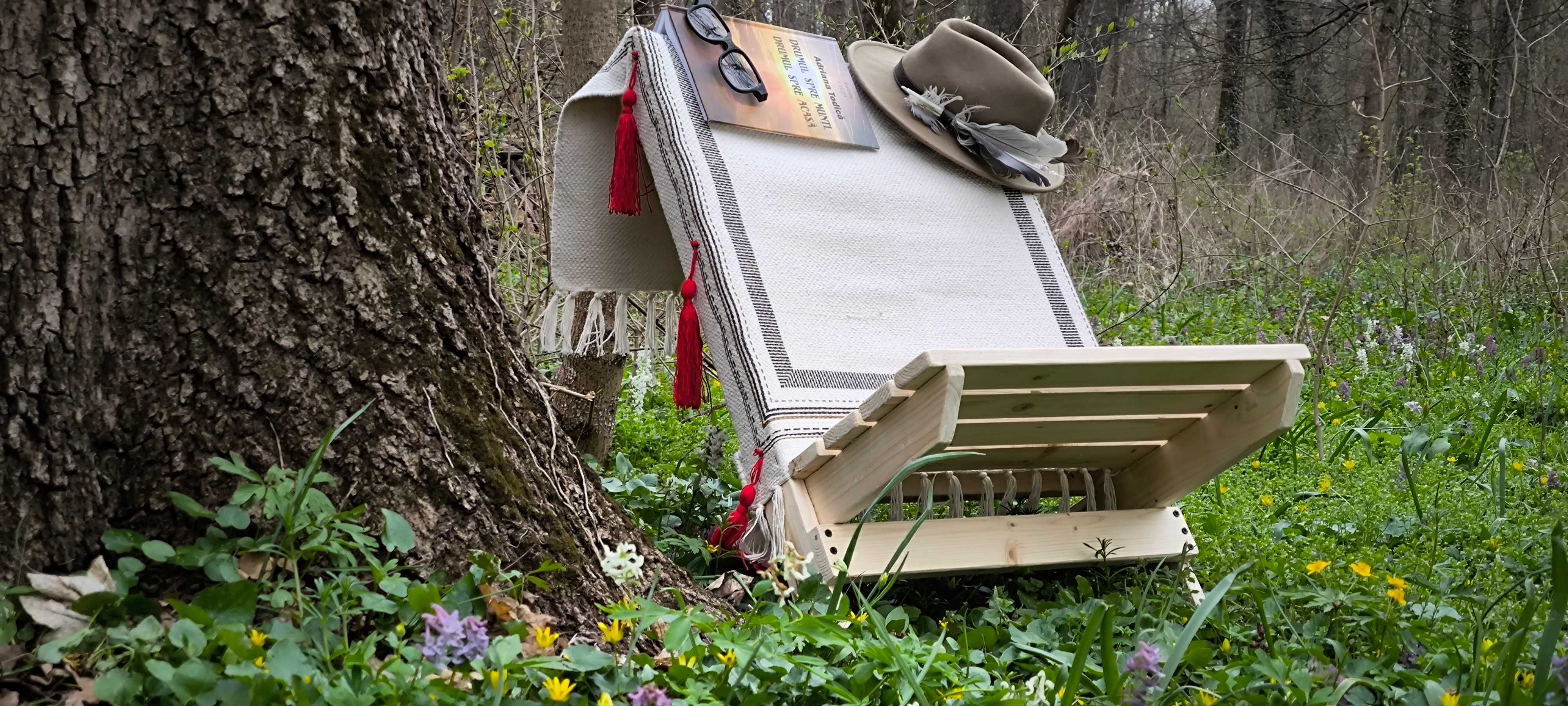 Scaun camping foldabil ÎNCOTRO