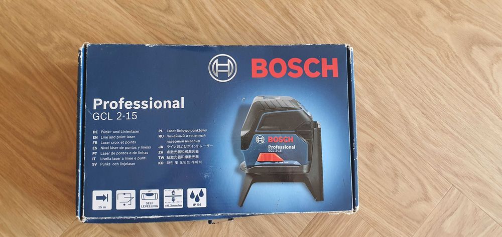 Линеен лазер Bosch GCL 2-15 Professional
