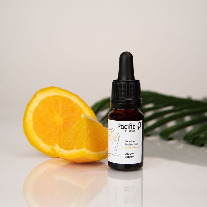 Ulei CBD Neurology,Pacific, Premium, 20% CBD,10% CBG, Portocale, 10 mL
