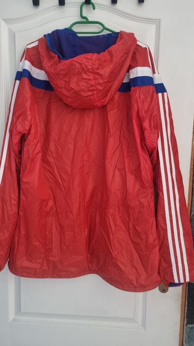 Adidas 2014 Red/Blue FC Bayern Munchen Anthem Jacket