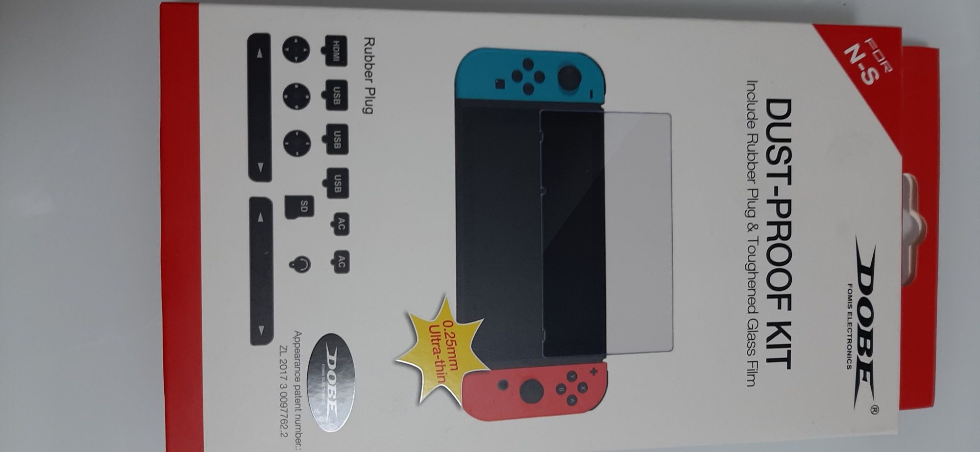 Nintendo swich kit protectie Dobe folie sticla   grip consola dopuri