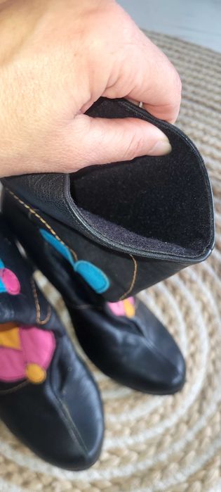 бутикови ботуши от естествена кожа