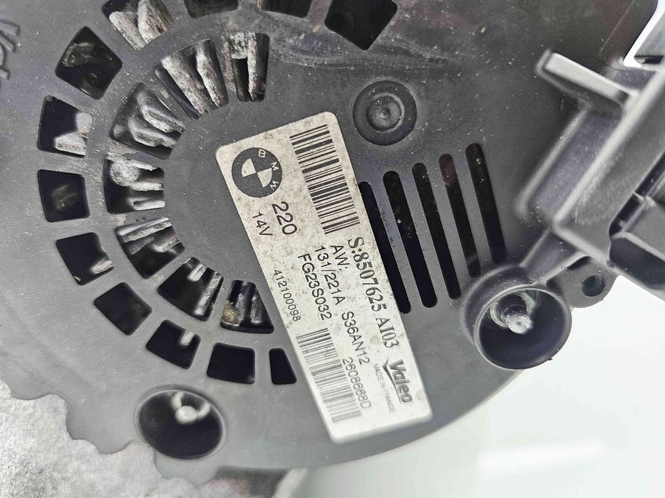 Alternator Bmw 5 (F10) [Fabr 2011-2016] 8507625 2.0 N47D20 160KW / 218