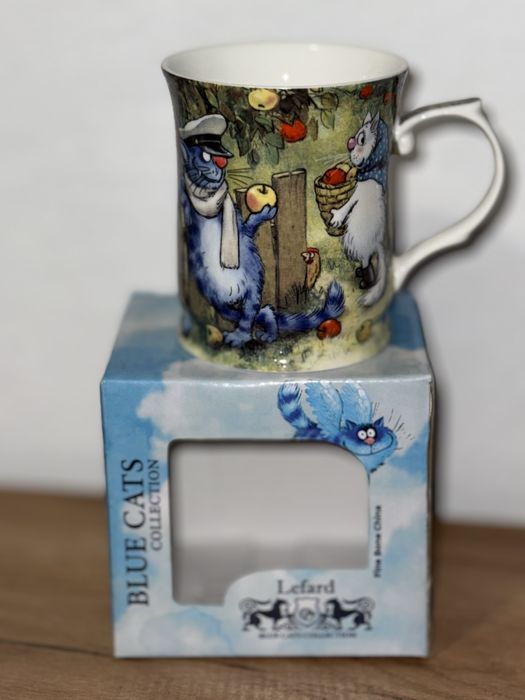 Кружки бренда Lefard из серии Синие коты