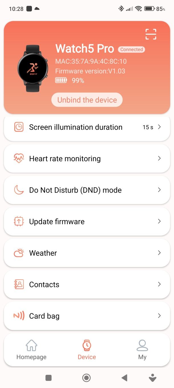 Смарт часовник Watch5 Pro