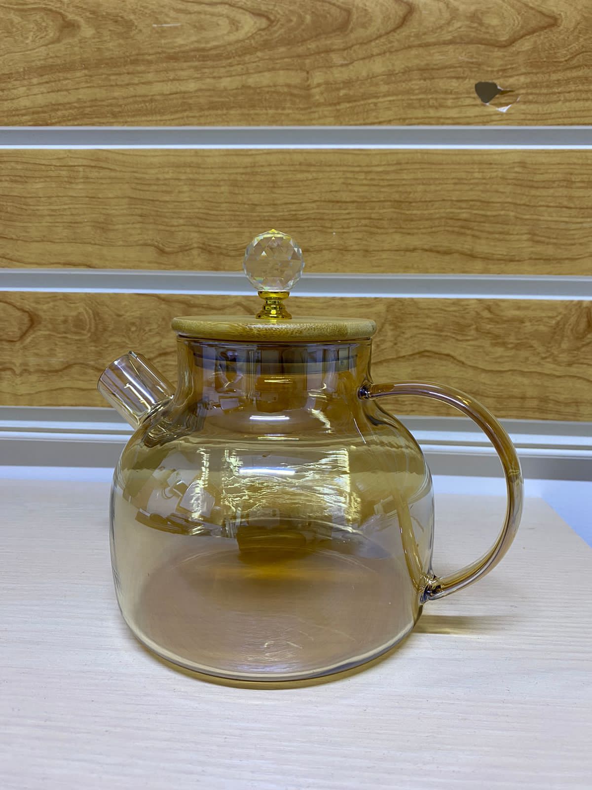 Чайник заварочный (Акман) жаропрочный стеклянный, эмалированный