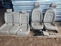 Сив Кожен салон Audi А5 8t с подлакътник 2 врати Н513