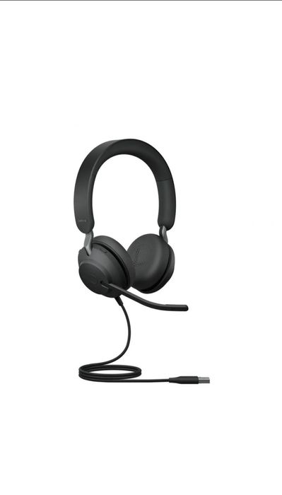 Casti stereo cu microfon Evolve2 40 SE, Jabra, USB-A, Negru