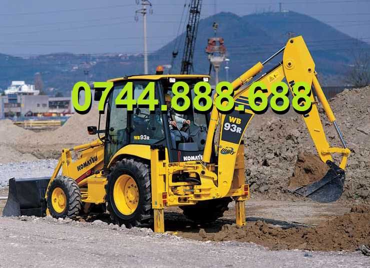 Buldoexcavator de inchiriat, Nivelari, Debarasari, masini basculante
