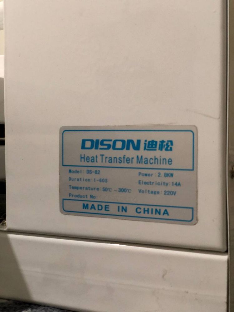 Termopress qo’lda issiqlik pressi Dison,  80*40 sm yangi