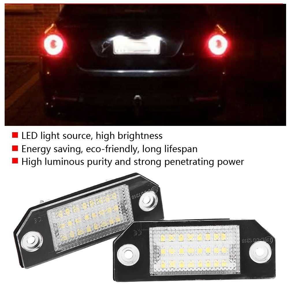 Lampi numar LED pentru FORD Focus C-MAX I si Focus MK2, set 2 bucati