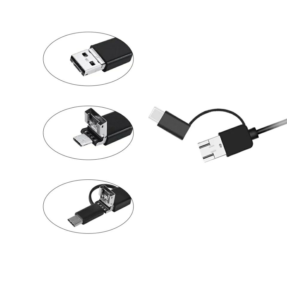 Новый Эндоскоп micro USB, USB для телефона смартфона и ПК