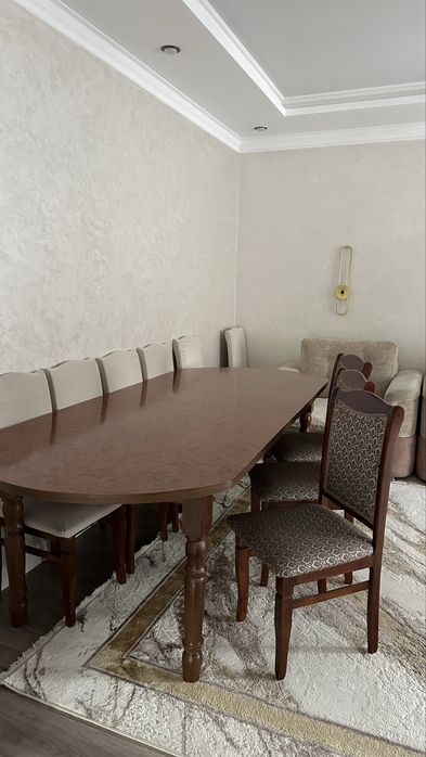 Комплект: Стол 2.50*110+50 Стулья 10 штук