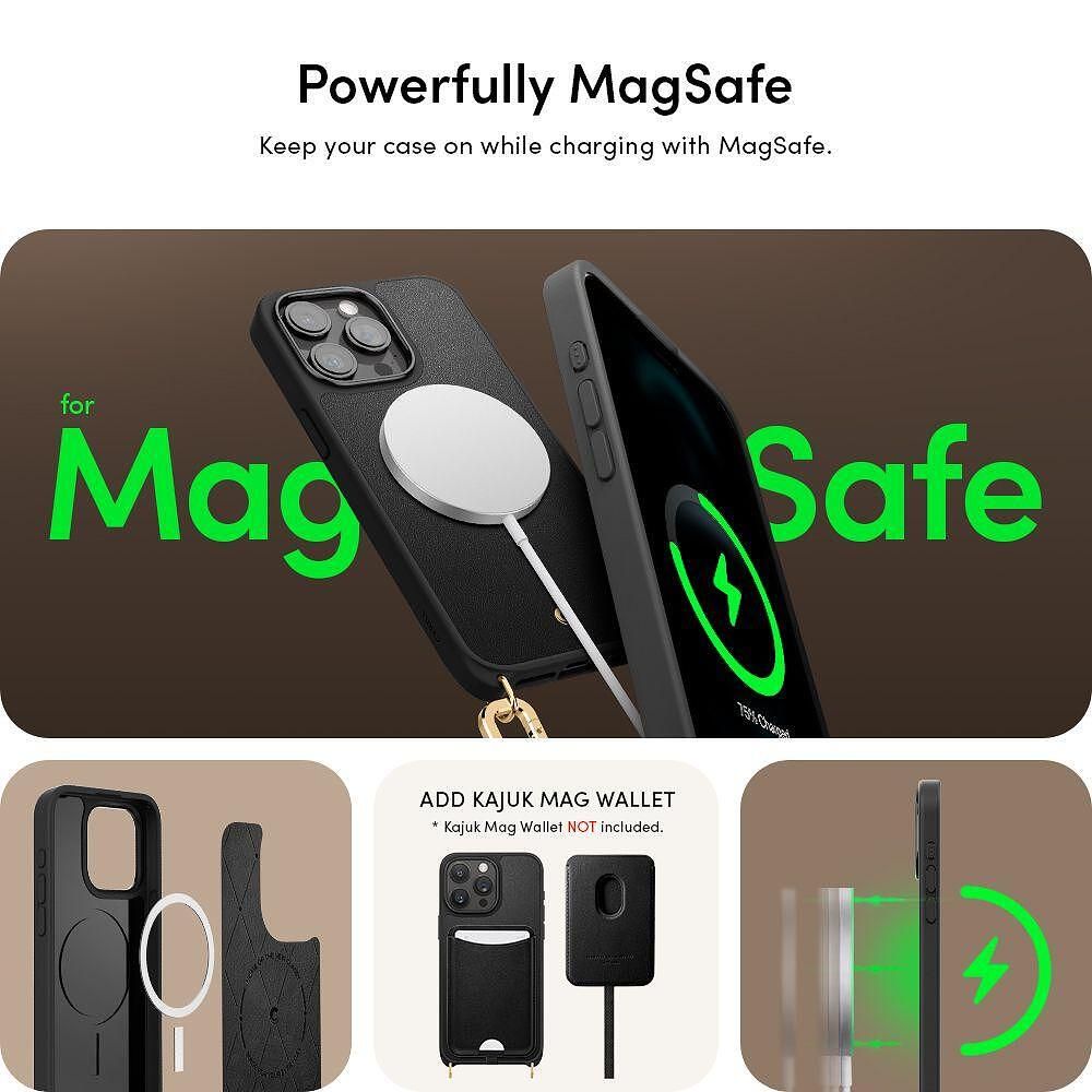 Калъф spigen classic charm mag magsafe за iphone 15 pro black