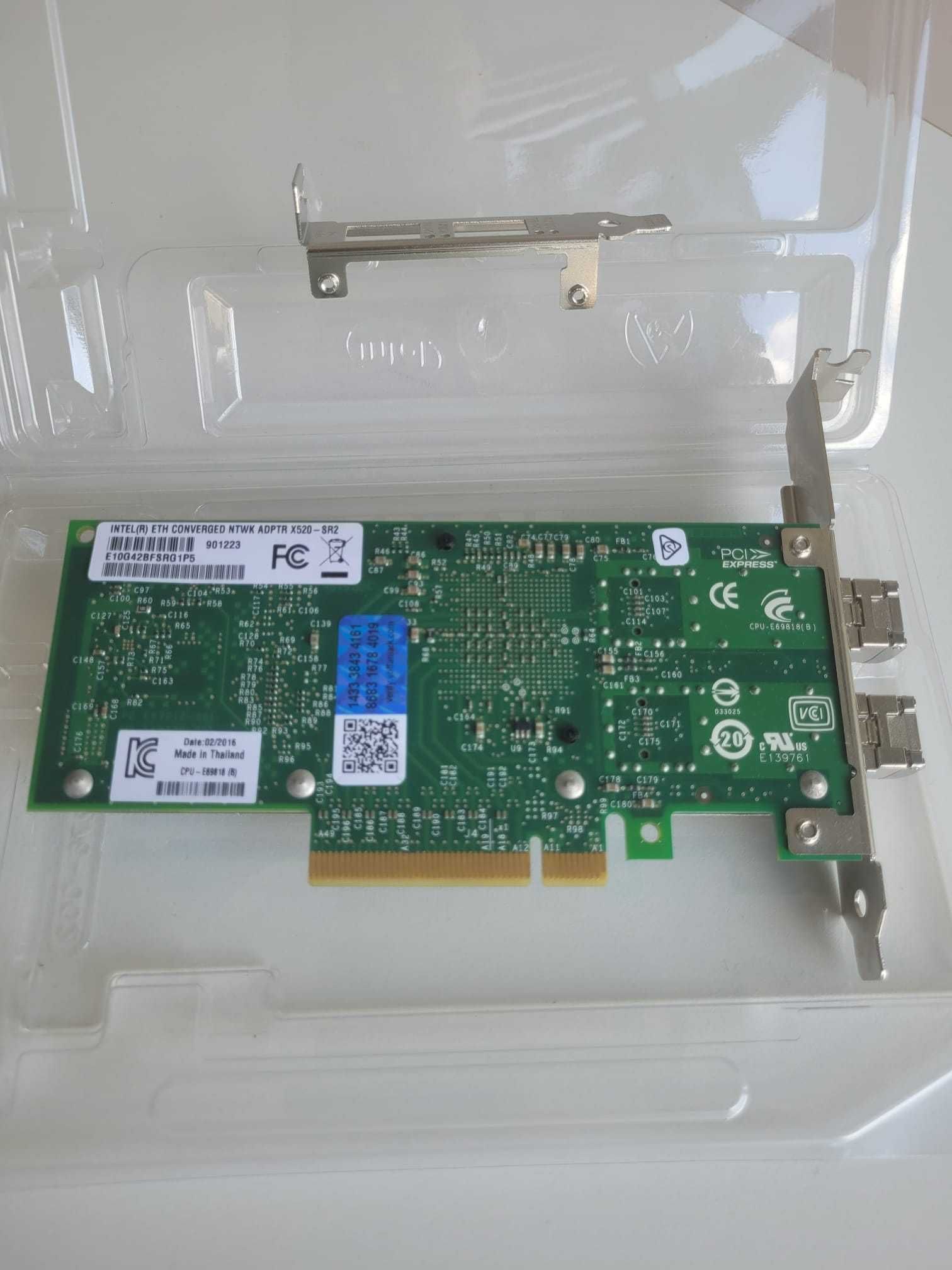 Placa retea server - Intel Ethernet X520-SR2 + SFP+ 10Gbe