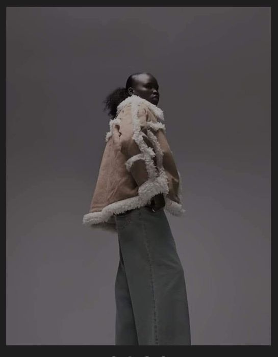 НОВО ! Топло,пухено яке на Topshop