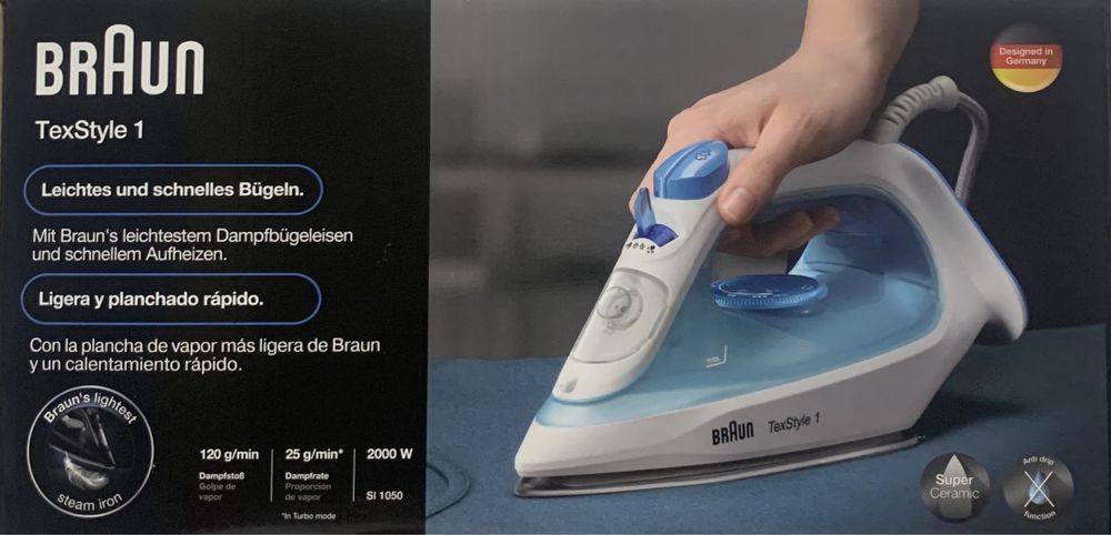 BRAUN утюг оригинал с гаранти