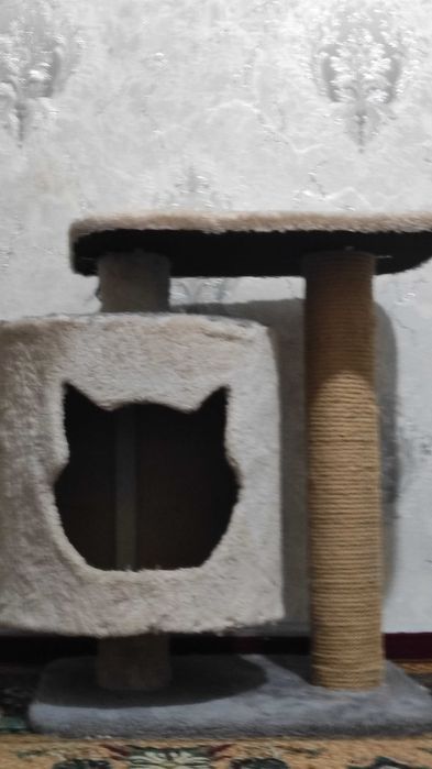 Продаётся со скидкой три в одном лежанка когтеточка искидка будет