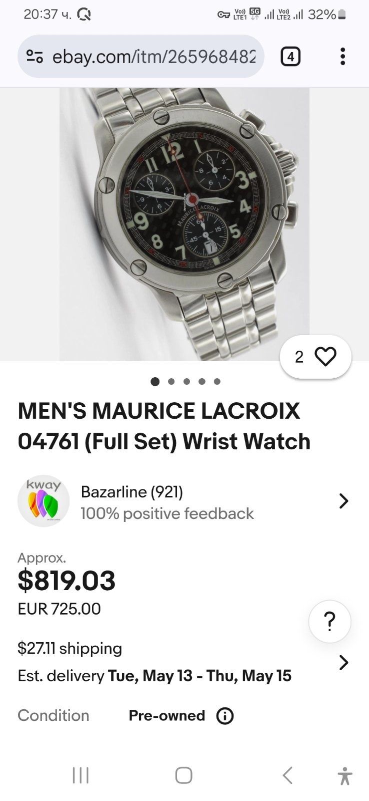 Maurice Lacroix 04761